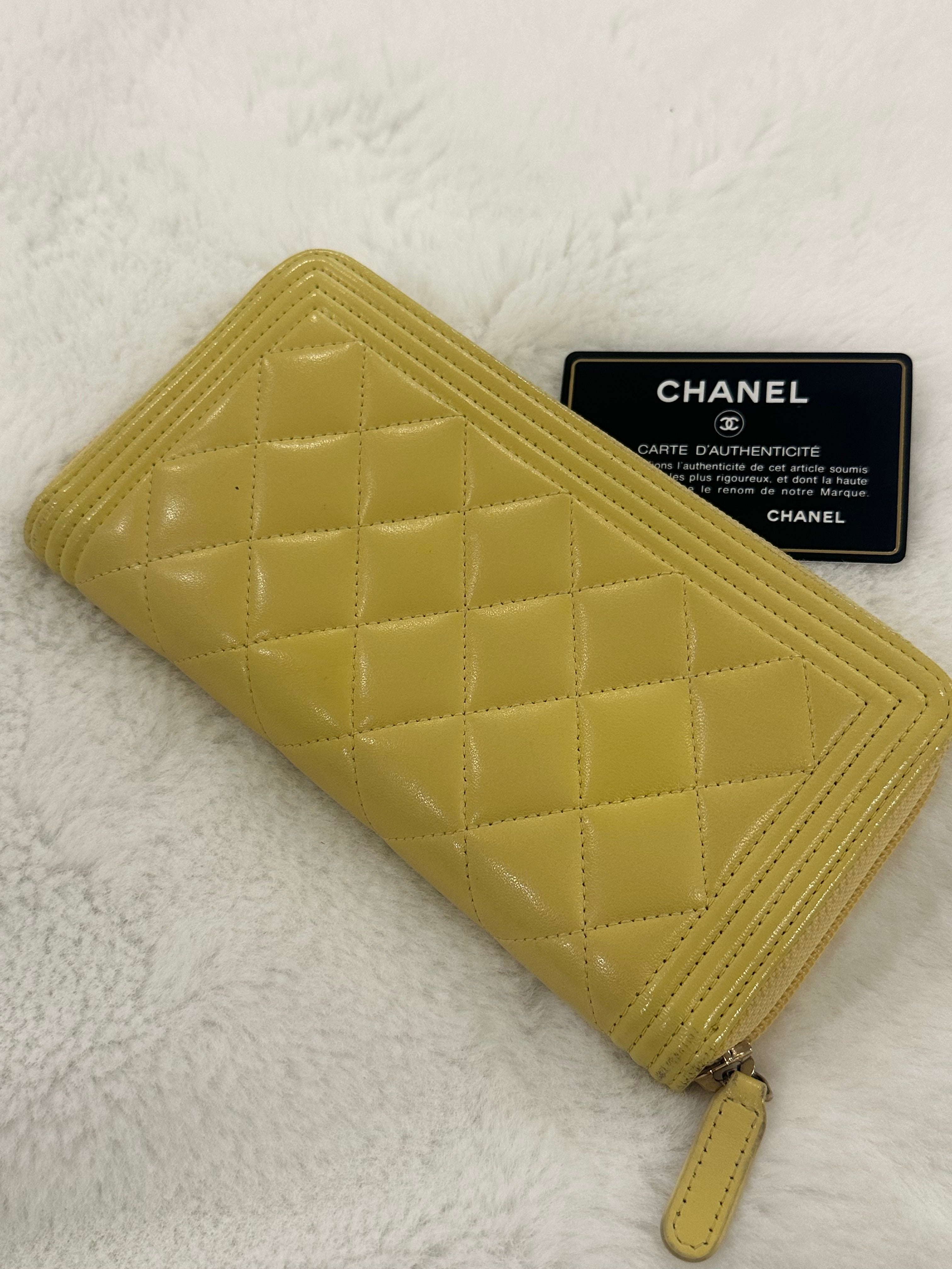 Chanel Boy Zippy Wallet