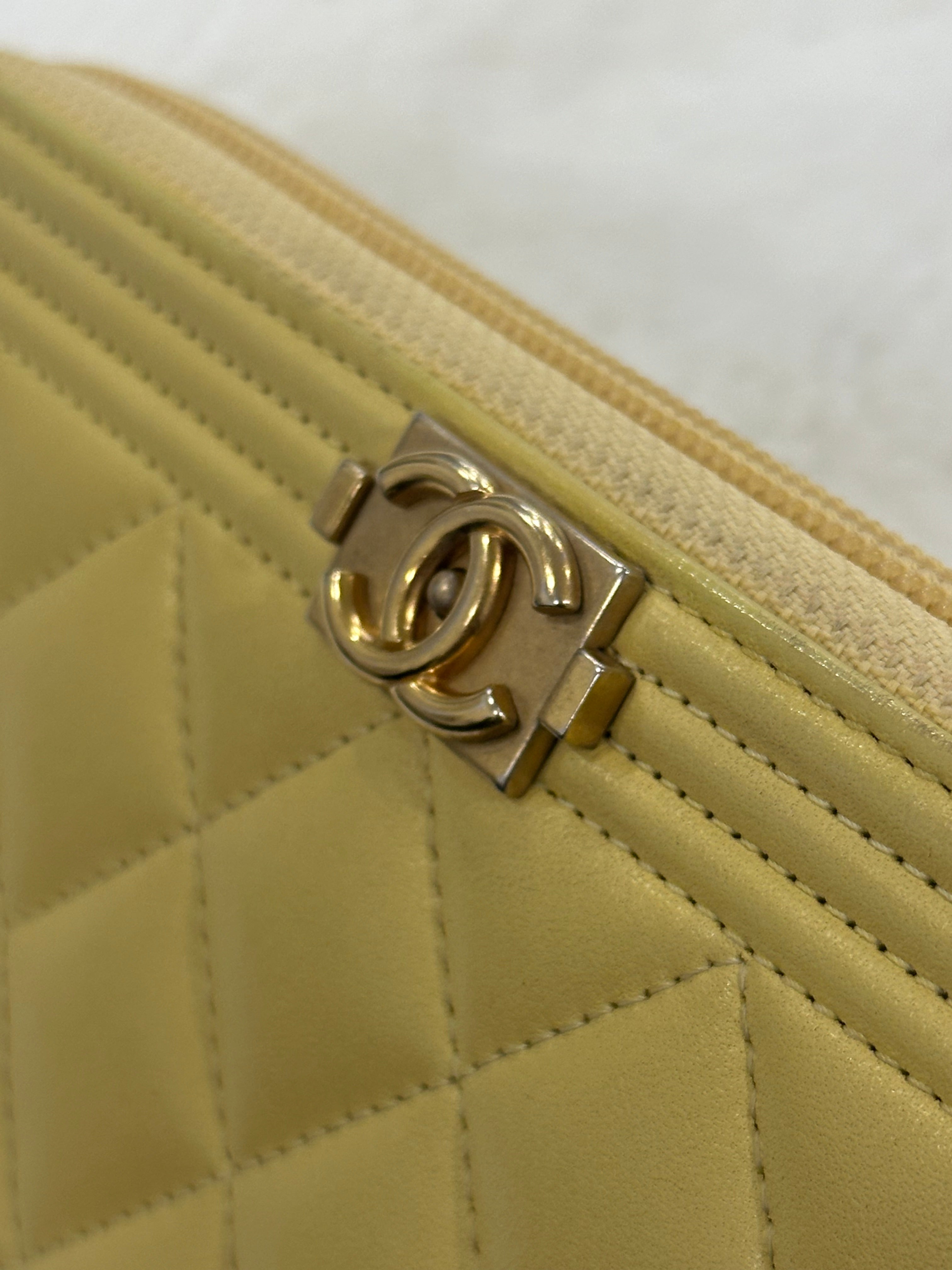 Chanel Boy Zippy Wallet