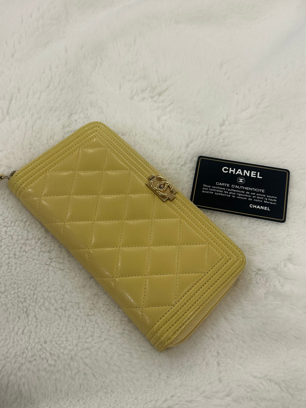 Chanel Boy Zippy Wallet