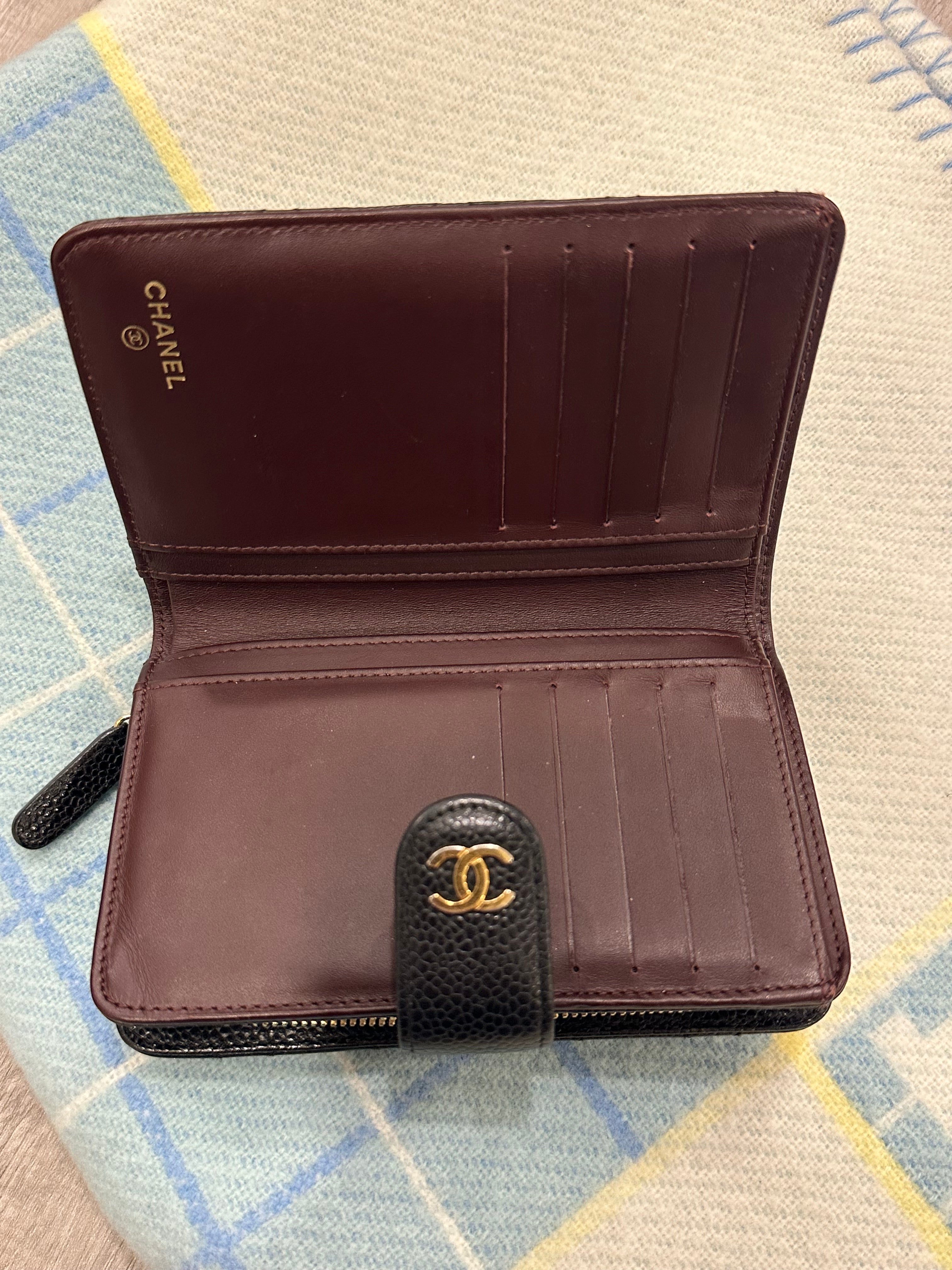 Chanel Caviar Black wallet