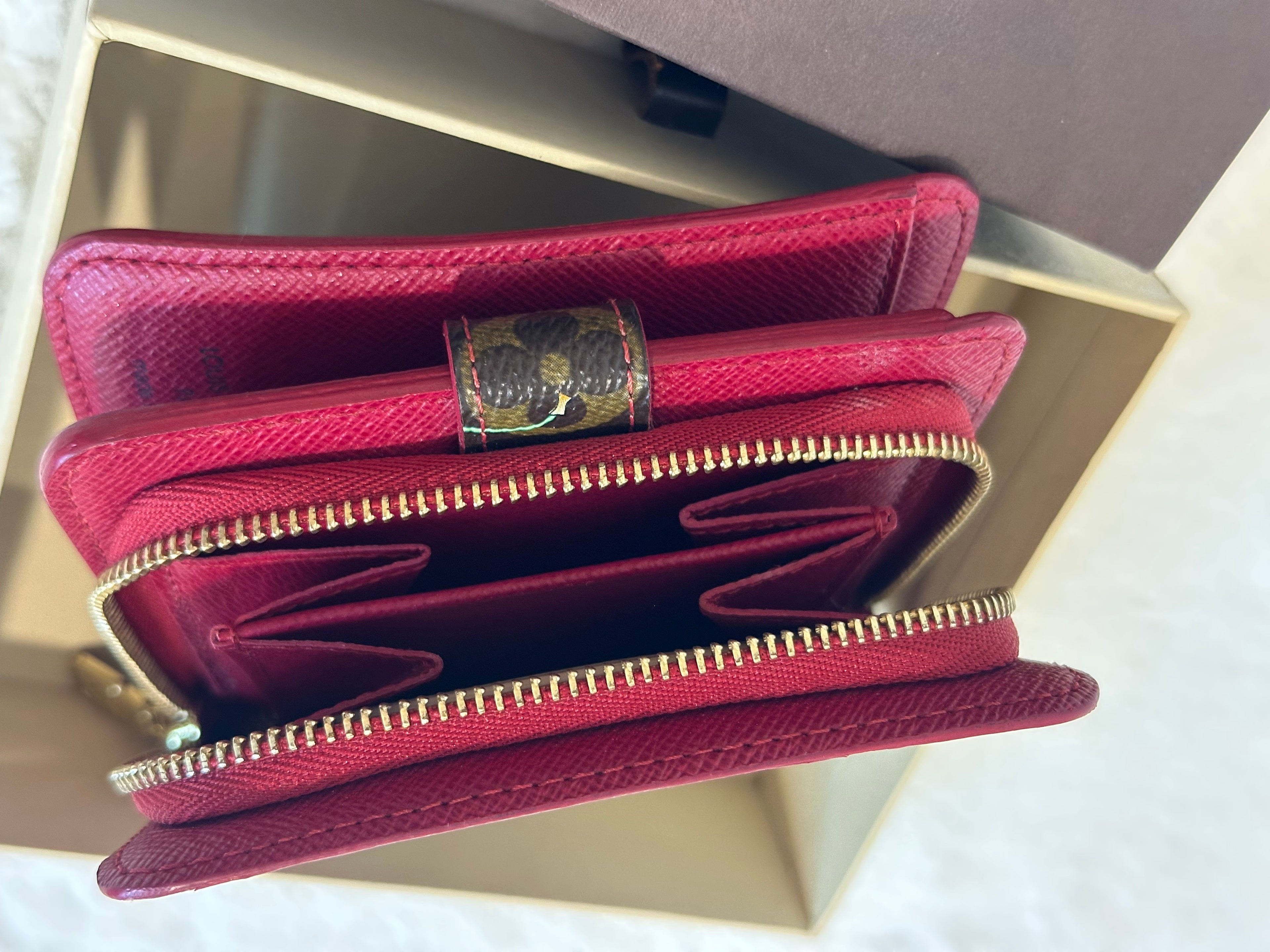 Louis Vuitton Monogram Cerises Compact Zipper Wallet