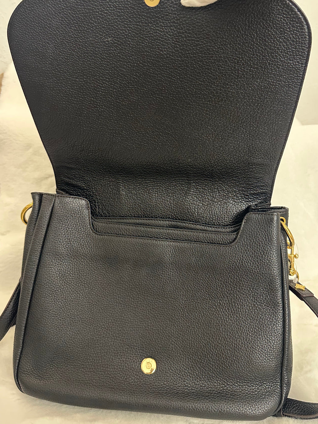 MCM Black leather Messenger Bag