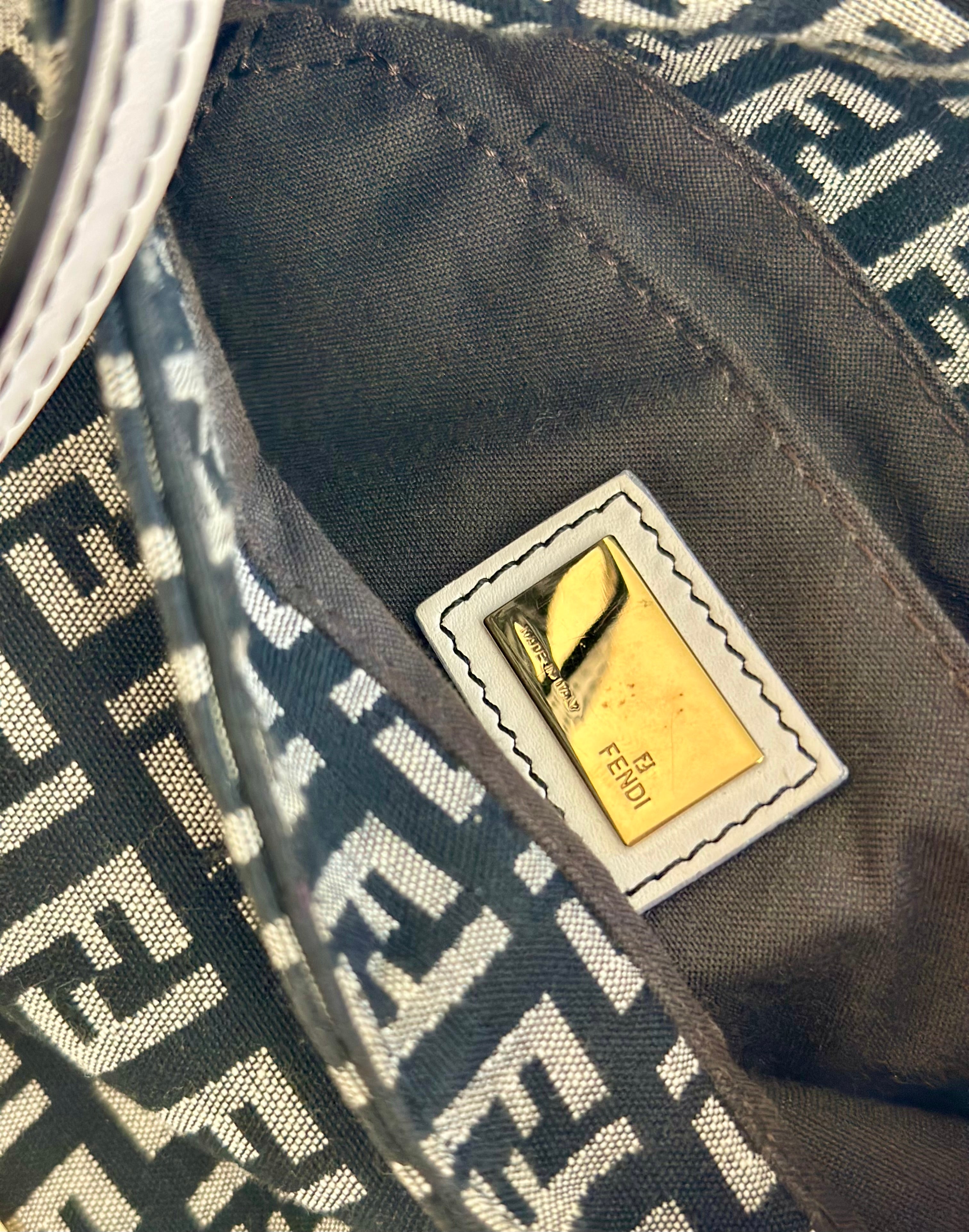 Fendi Zucchino Canvas crossbody Bag