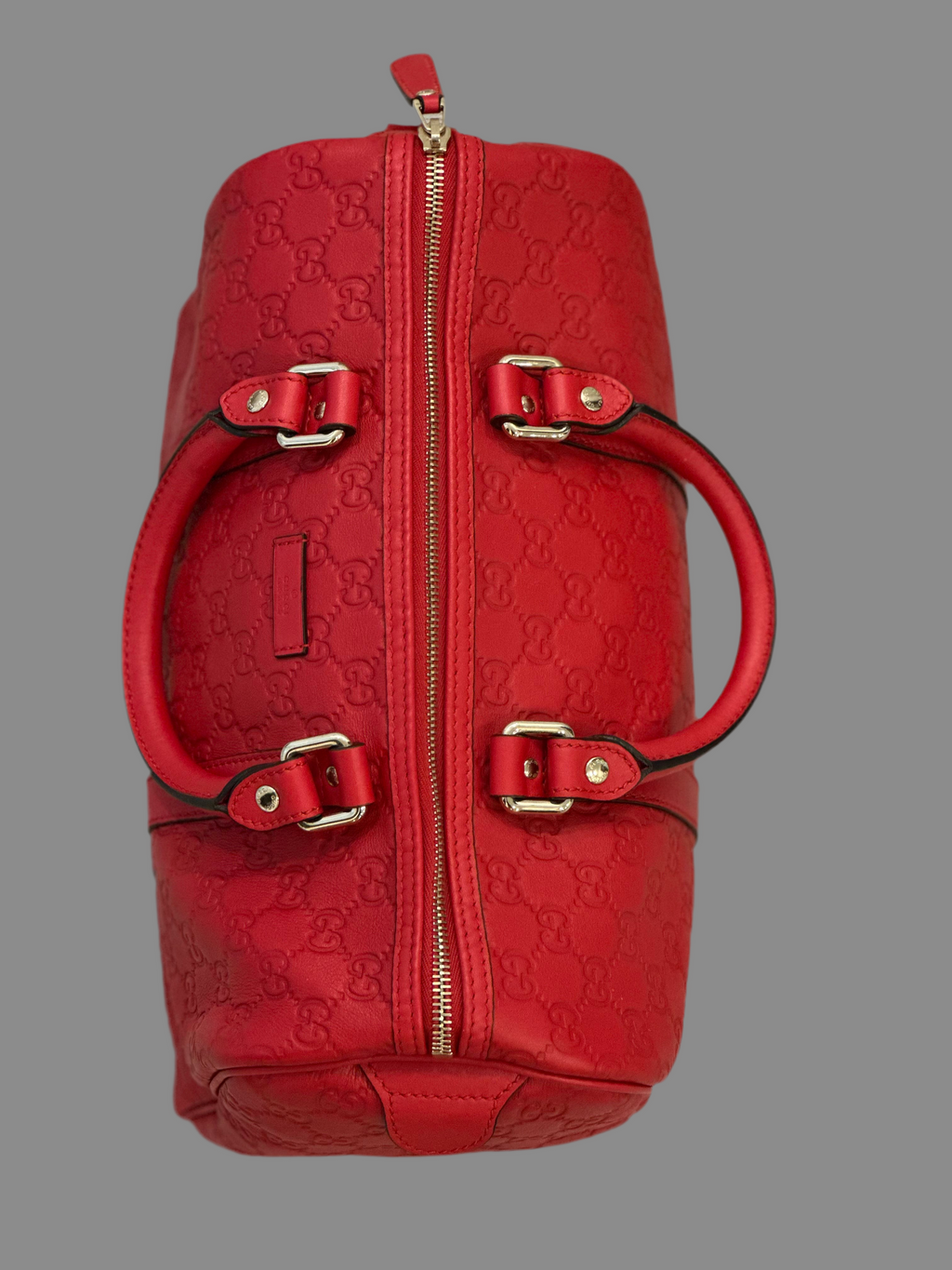 Gucci GG Boston Medium Top Handle Monogram Satchel Handbag