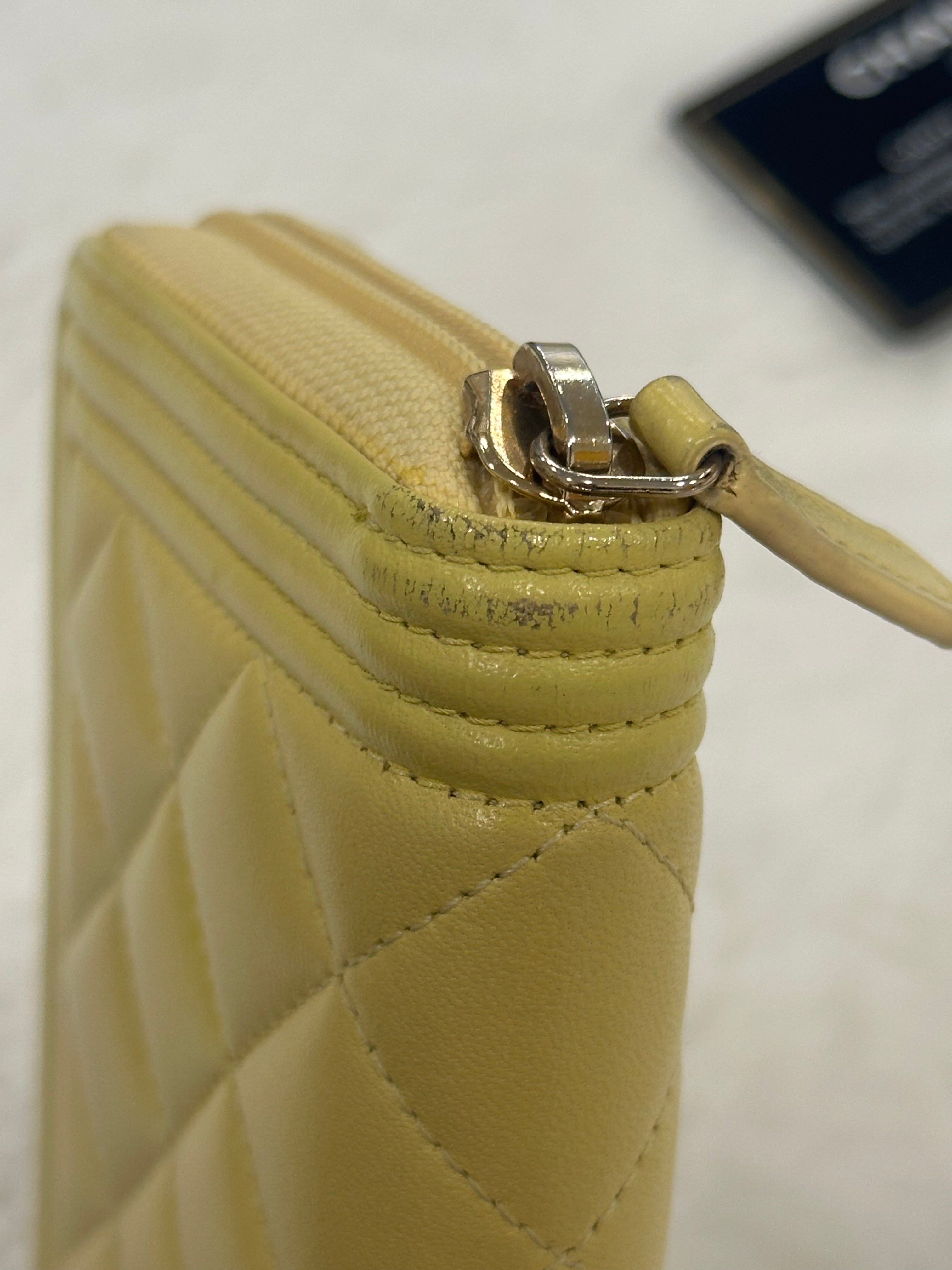 Chanel Boy Zippy Wallet