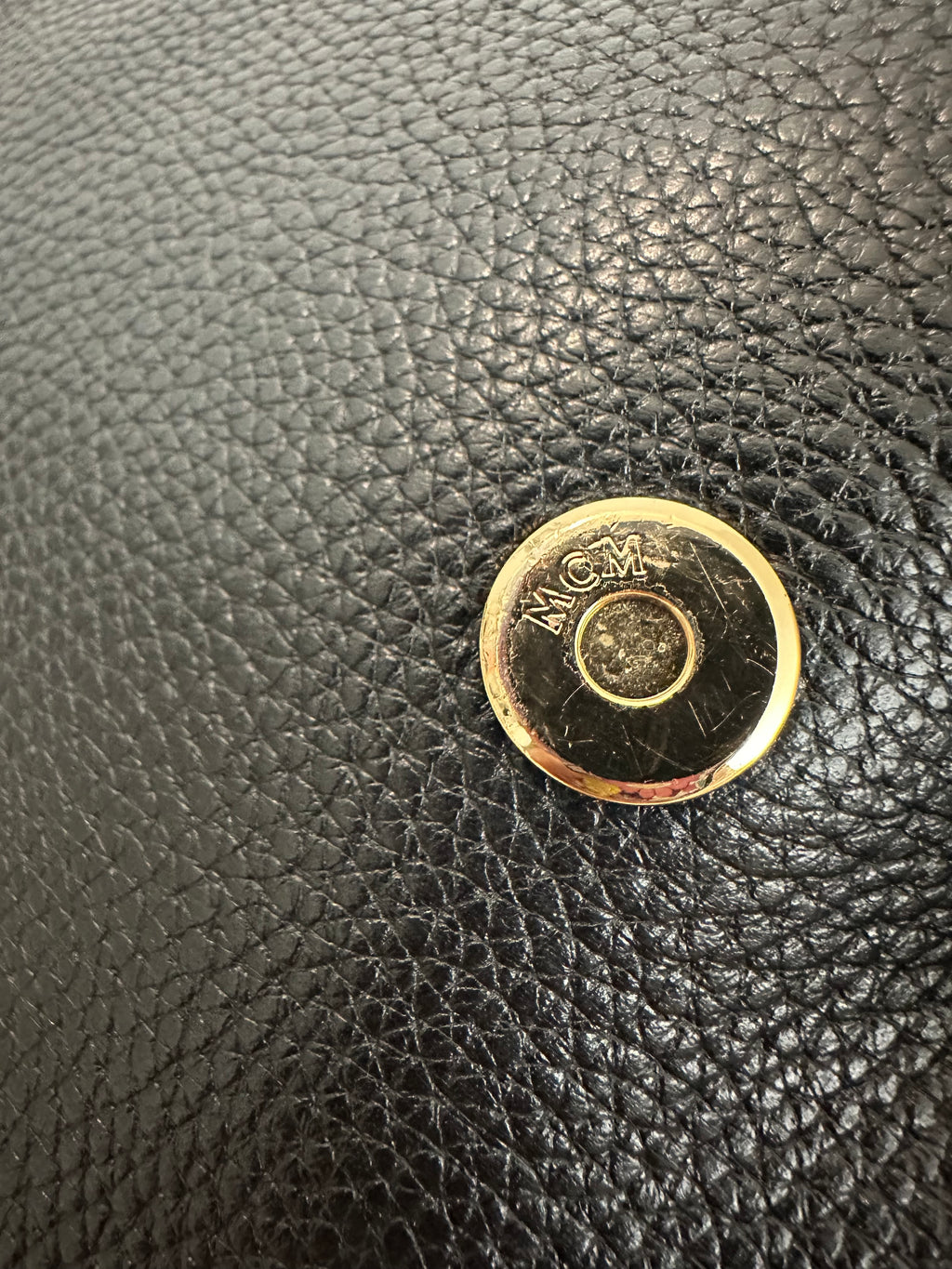 MCM Black leather Messenger Bag
