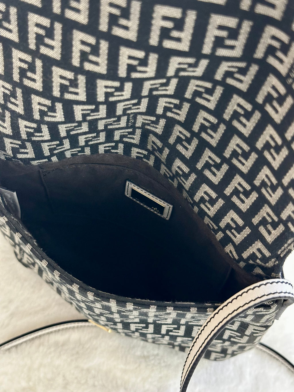 Fendi Zucchino Canvas crossbody Bag