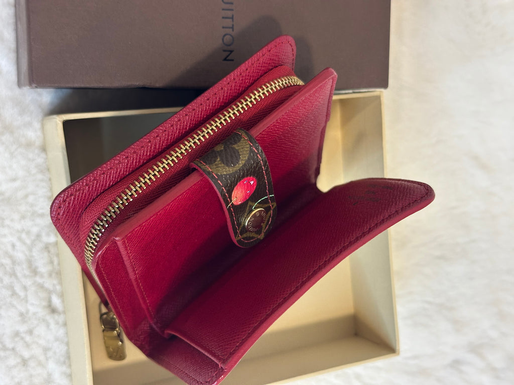 Louis Vuitton Monogram Cerises Compact Zipper Wallet