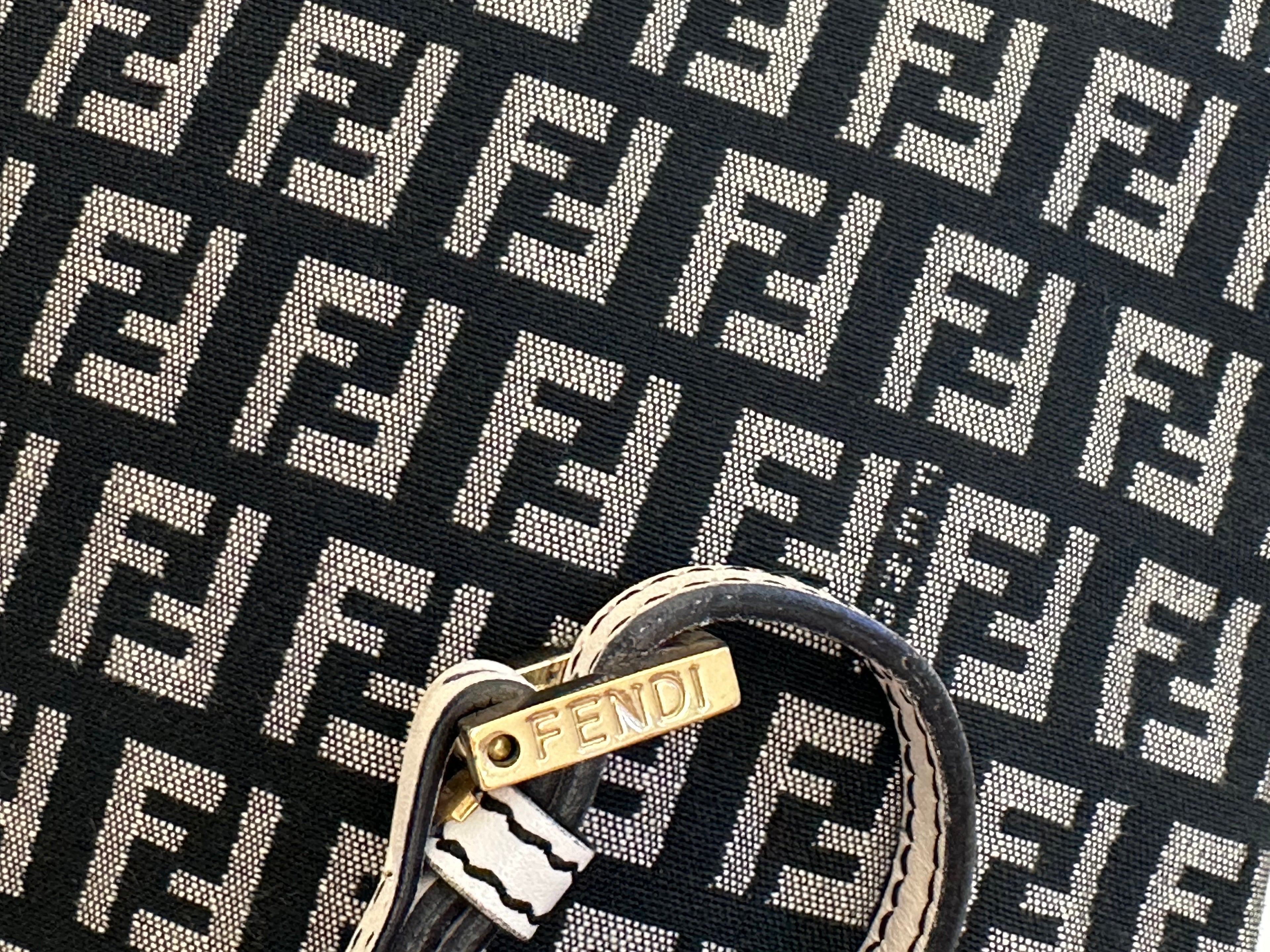 Fendi Zucchino Canvas crossbody Bag