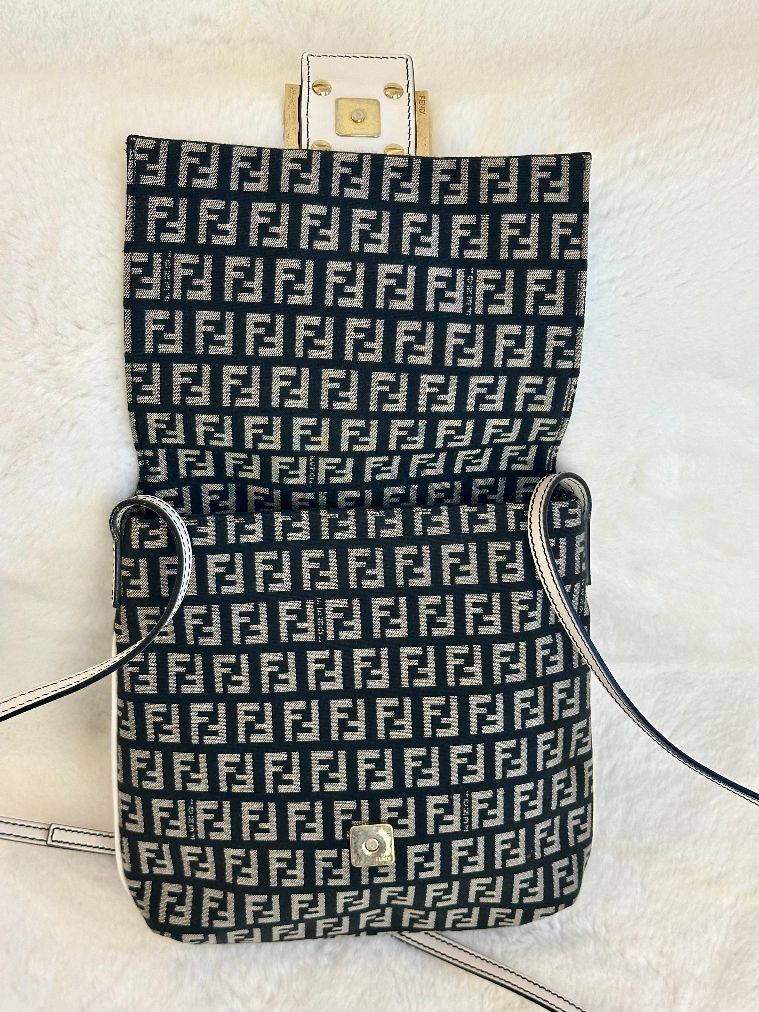 Fendi Zucchino Canvas crossbody Bag