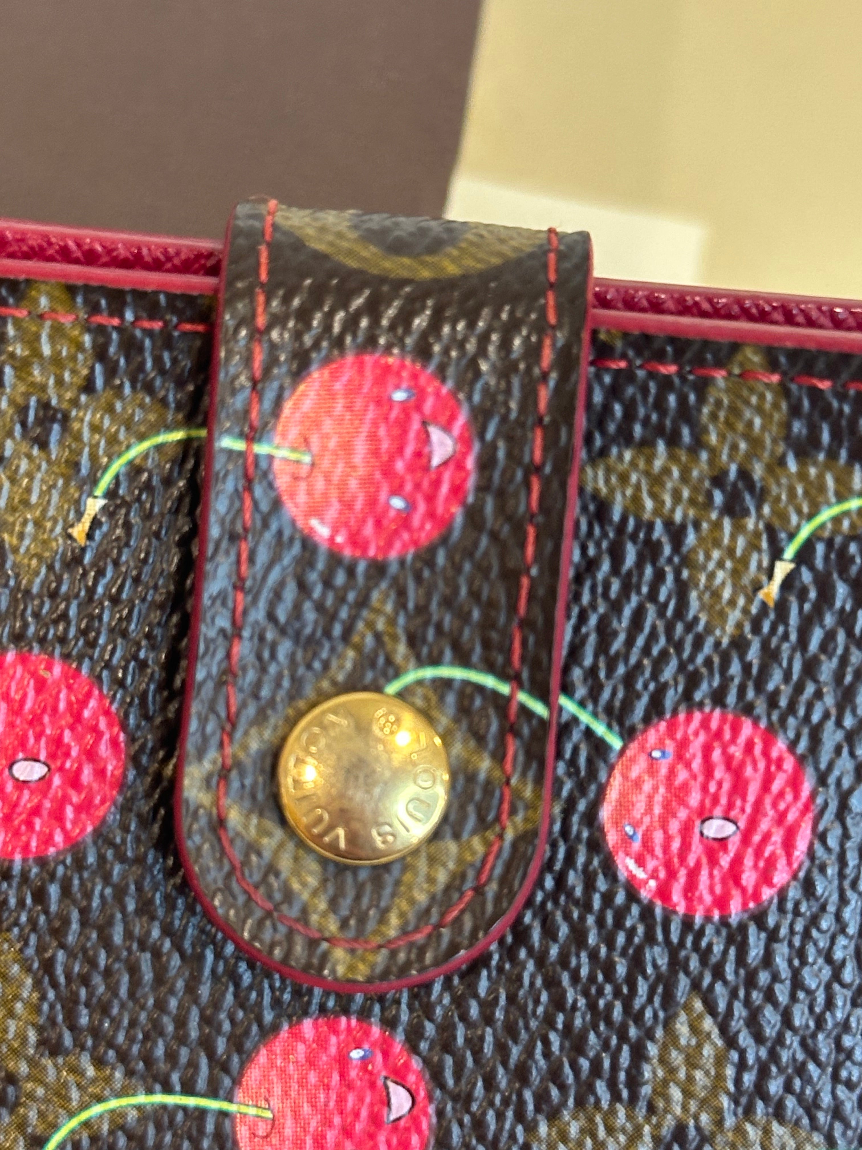 Louis Vuitton Monogram Cerises Compact Zipper Wallet